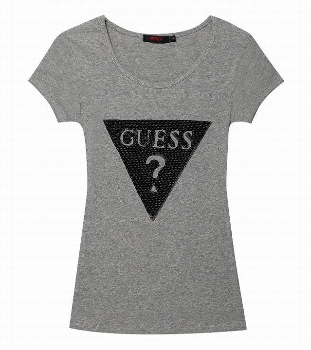 Guess short round collar T woman S-XL-052